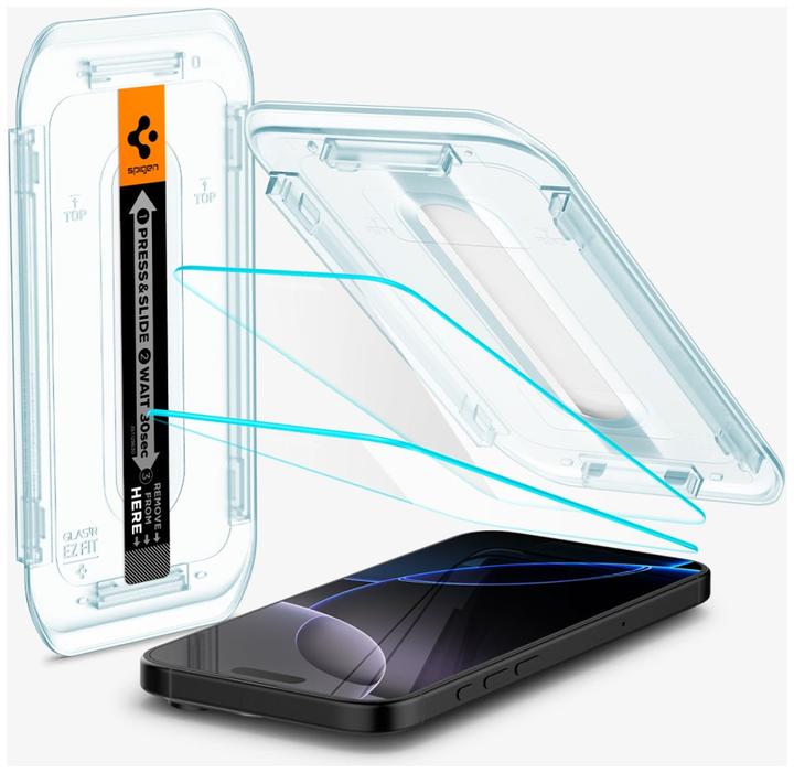 Spigen Glas.TR EZ Fit (2 Pezzo/i, Apple iPhone 16 Pro Max)