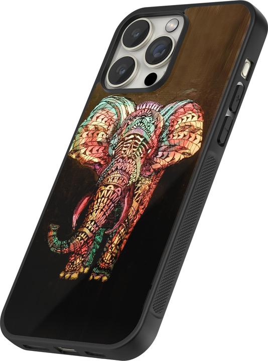 Actual product image PhoneLook Cover silicone black Elephant 02 (Apple iPhone 15 Pro Max)