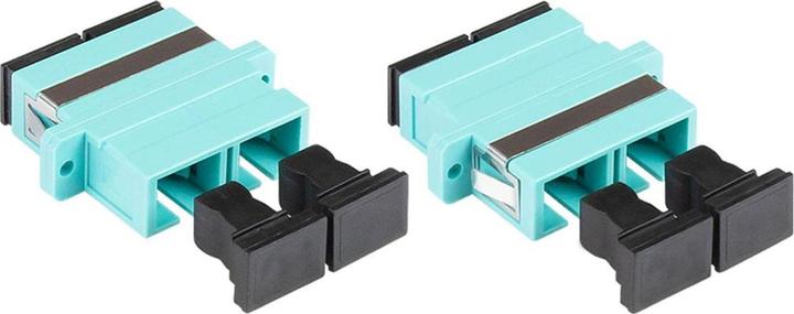 Produktbild Varia SO-37907 - LWL Duplex Kupplung, SC (UPC) an SC (UPC), OM3, Multimode, Kunststoffgehuse