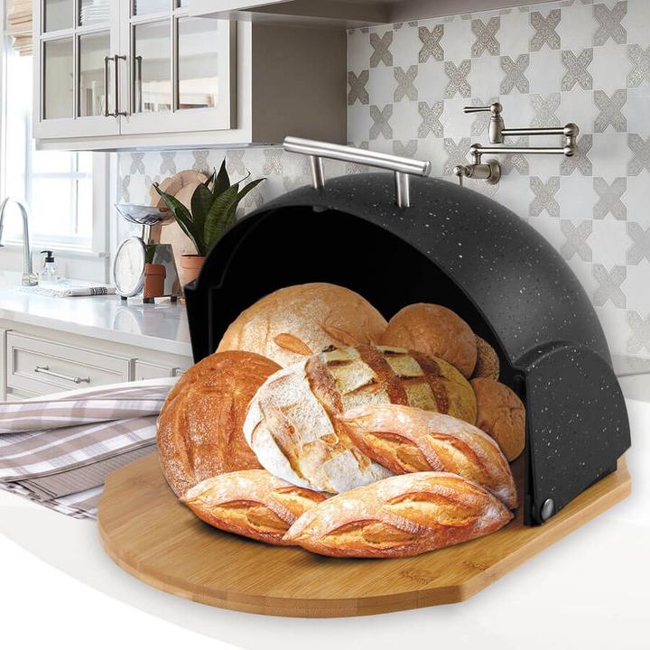 Image du produit Maestro MR-1678G-BLACK Miche à pain noire