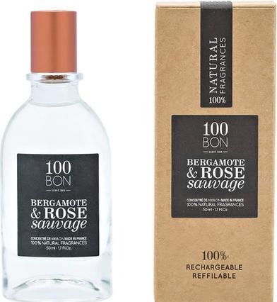 Produktbild Tulipan Negro 100BON Bergamote & Rose Sauvage Refillable EDP Concentrate 50ml Spray (Eau de Parfum, 50 ml)