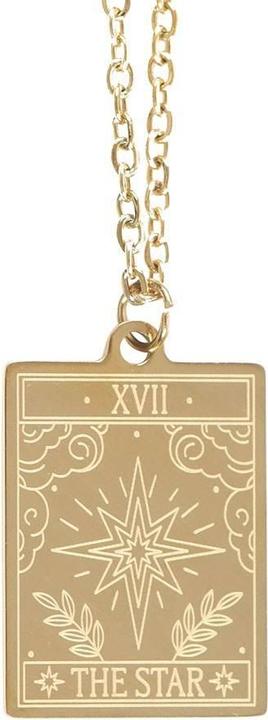 Produktbild Something Different Tarot Halskette und Karte The Star Edelstahl Karton (100% synthetisches Material)
