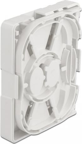 Actual product image Delock FO wall mount junction box for 2 x SC Simplex or LC Duplex white (Splice box)