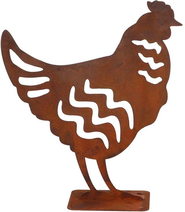 Image du produit Esschert Design Figurine décorative Poulet Marron rouille