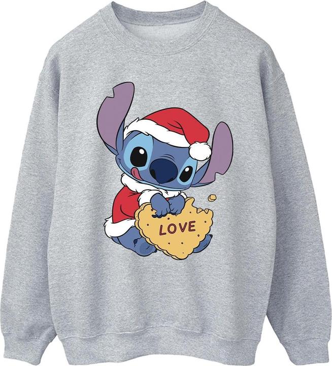 Disney Lilo And Stitch Christmas Love Biscuit Sweatshirt (M)