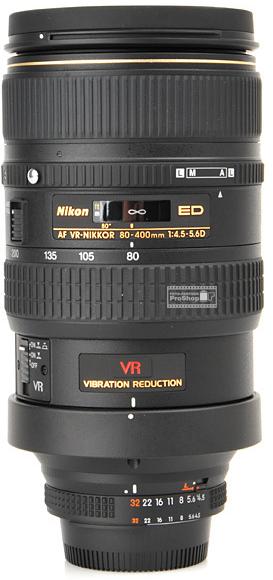 Productafbeelding Nikon AF 80-400mm, f/4.5-5.6D ED VR AF- Import (Nikon F, Volledig formaat)
