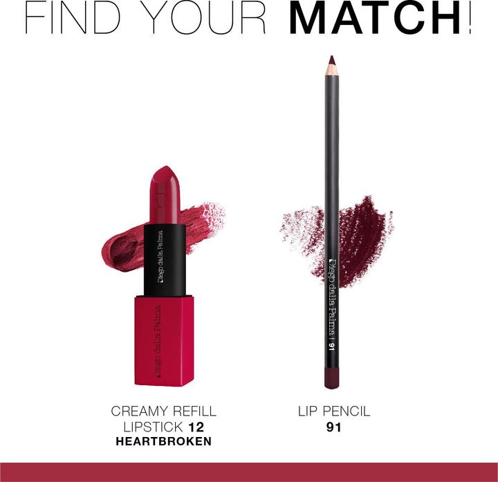 Image du produit Diego dalla Palma The Lipstick Creamy Refill System 12 (12 coeur brisé)
