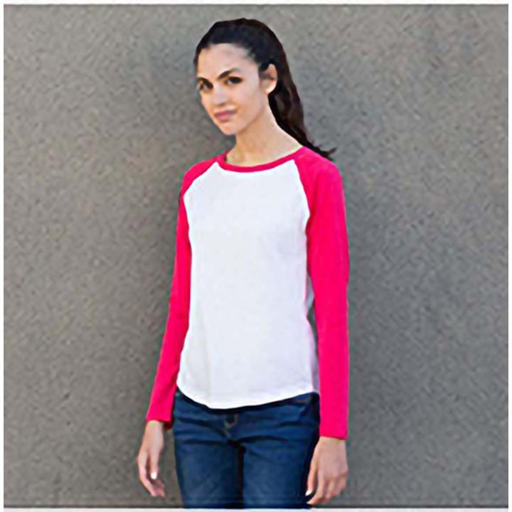 Immagine prodotto Skinni Fit Maglietta da baseball a maniche lunghe (L)