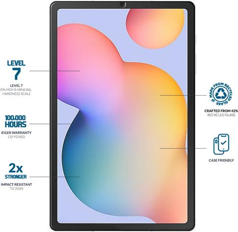 Immagine prodotto Eiger Protezione per lo schermo del tablet Mountain Glass Clear (1 Pezzo/i, Galaxy Tab S6 Lite (2022))