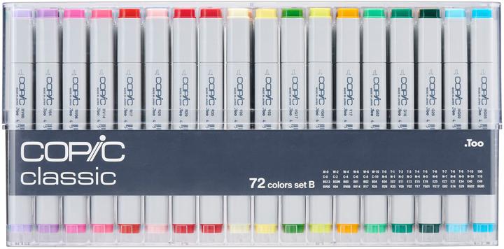 Actual product image Copic Set 2 (Multicoloured, 7 mm, 72 x)