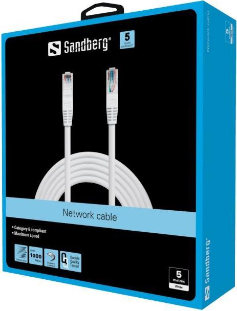 Image du produit Sandberg Ethernet catégorie 6 UTP (U/UTP, CAT6, 5 m)