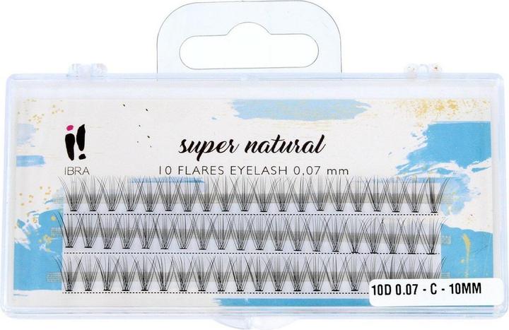 Ibra Tufts Of False Eyelashes 0.07 C-10Mm (Künstliche Wimpern)