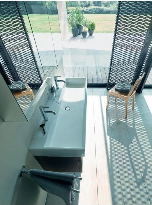 Produktbild Duravit Doppelwaschtisch Vero Air 120 x 47 cm weiss 2350120024 (470 mm, 1200 mm)