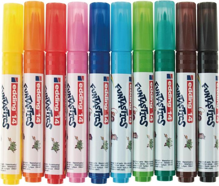 Produktbild Edding Fasermaler 14 Funtastics (Mehrfarbig, 10 x)