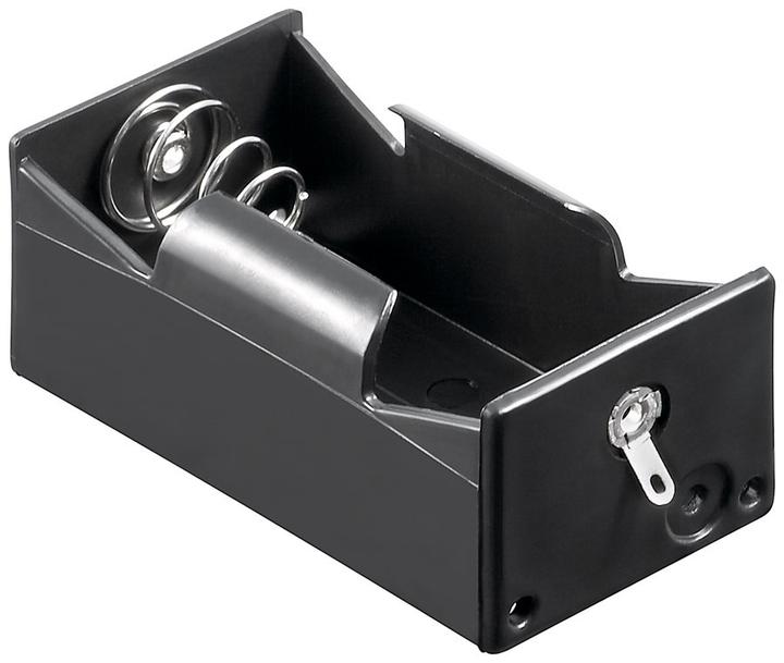 Actual product image Goobay 1x D Mono battery holder