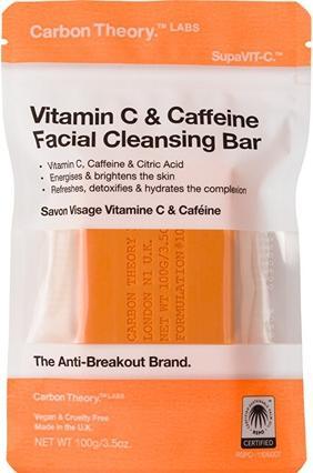Carbon Theory Facial Cleansing Soap Vitamin C & Caffeine (Facial Cleansing Bar) 100 g (Reinigungstücher)