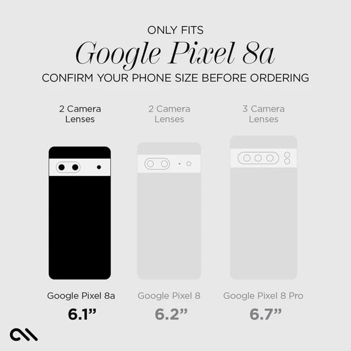Produktbild Case-Mate Signature Clear Case- Google Pixel 8a- transparent- CM053806 (Google Pixel 8a)
