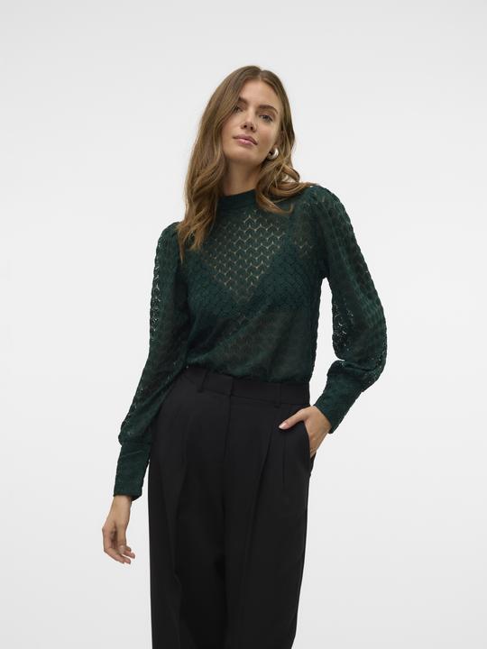 Produktbild Vero Moda Vmbecca Ls High Neck Lace Top Jrs Noos (L)