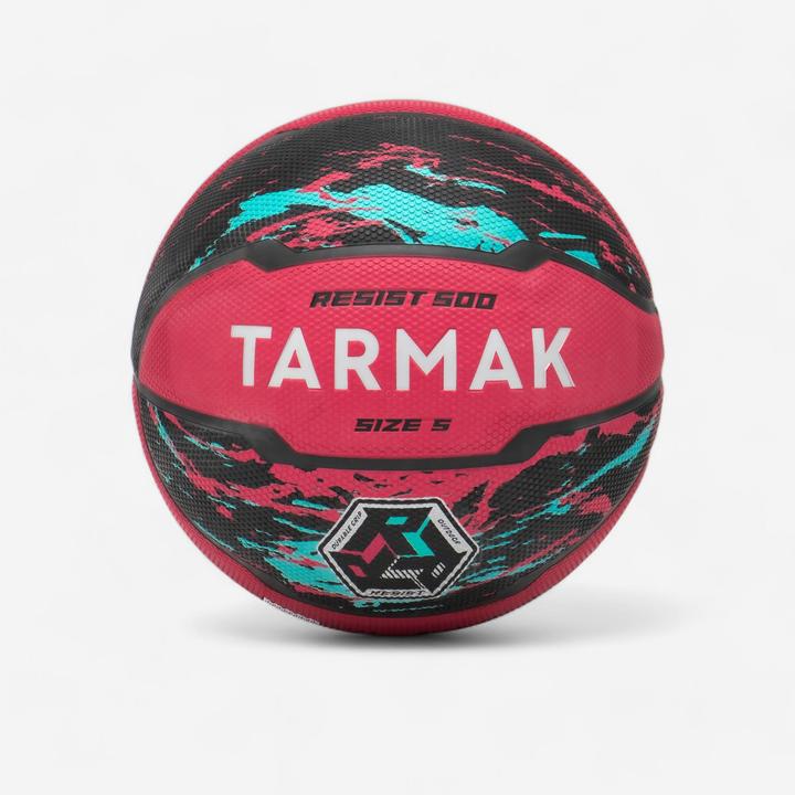Tarmak Basketball Grösse 5 - R500 rosa/schwarz