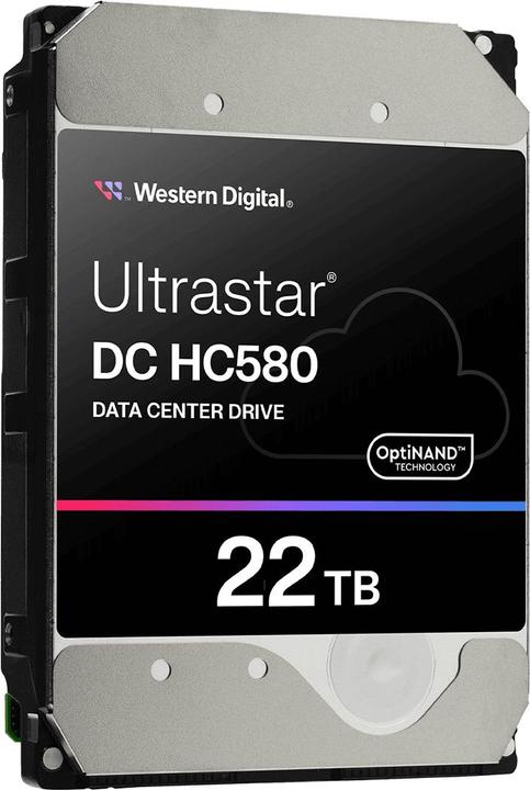 Actual product image WD Western by Ultrastar DC HC580 WUH722422ALE6L4 (22 TB, 3.5")