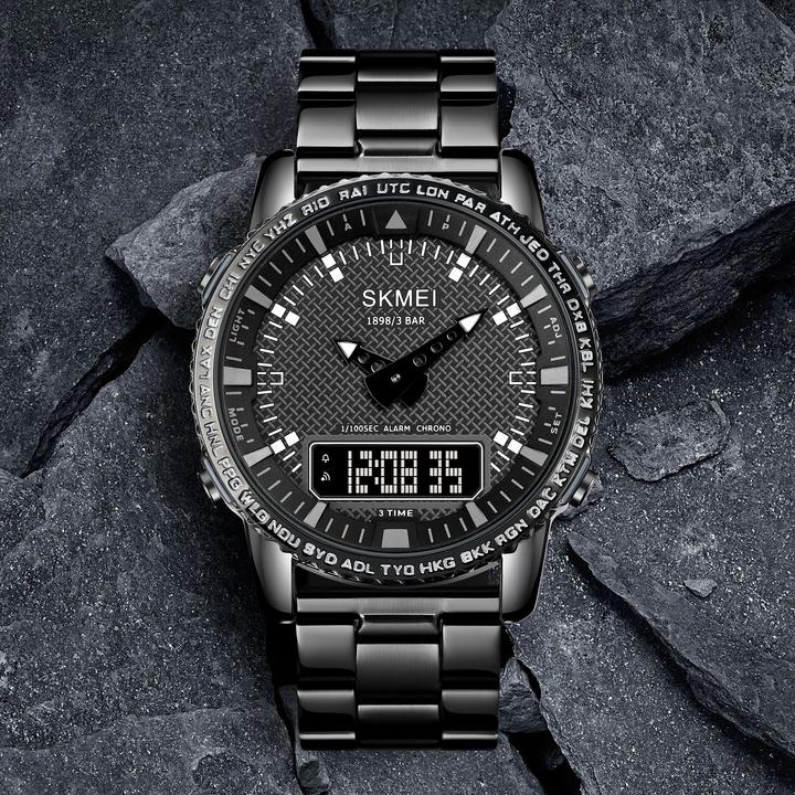 Produktbild Skmei 1898BKBK Herrenuhr + BOX