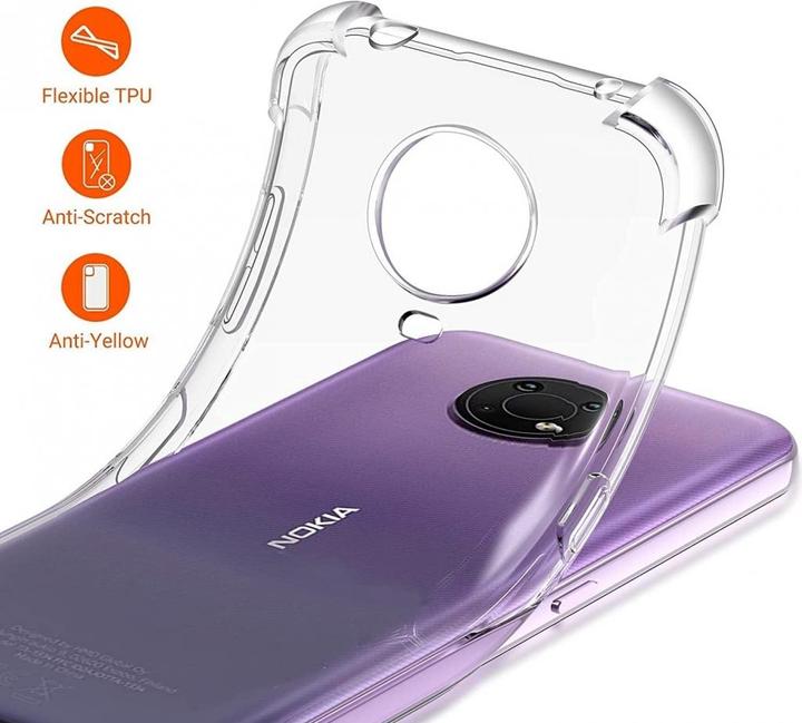 Produktbild Screenguard Nokia G10 Hülle Crystal Soft Airbag Bumper (Nokia G10)