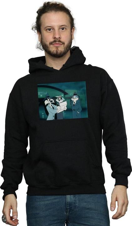 Image du produit Looney Tunes - Sweat à capuche BUGS BUNNY SYLVESTER LETTER - Homme (S)
