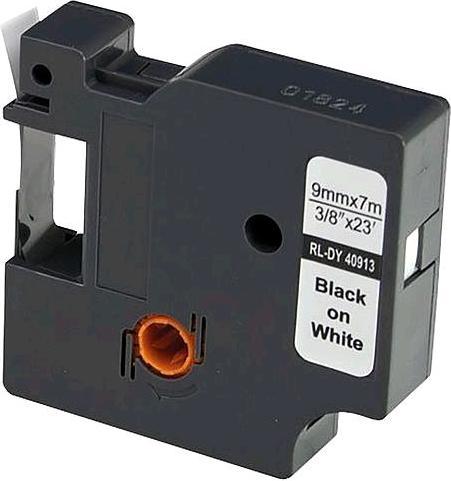 Image du produit Ruban 15566 Compatible remplace DYMO 40913 Couleur du ruban : Blanc Couleur de la police (0.90 cm, Blanc)
