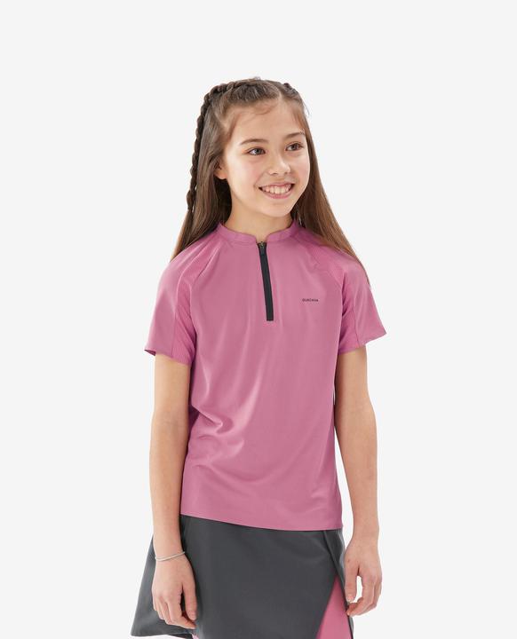 Actual product image Quechua T-Shirt Kinder Gr. 122–170 Wandern - MH900 rosa (8, 9, 10)