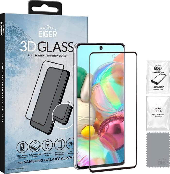 Produktbild Eiger Mountain Glass Clear Edge (1 Stück, Samsung Galaxy A72)
