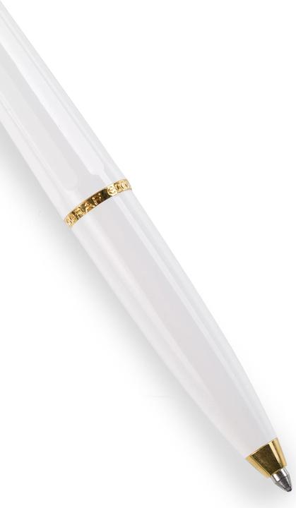 Produktbild Ballograf Kugelschreiber mit Halter (Weiss, Gold)