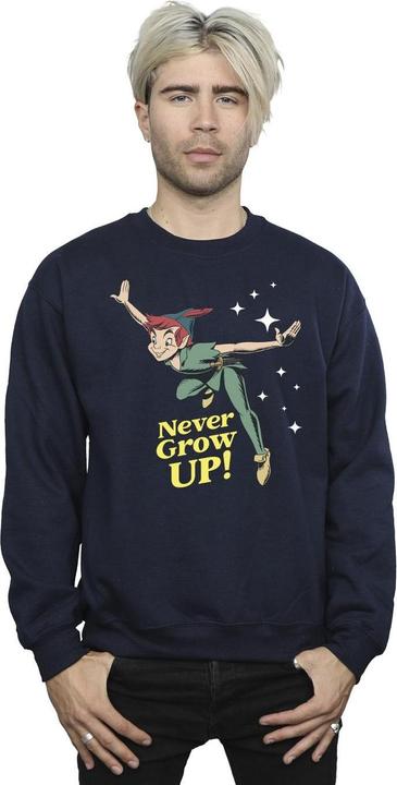 Immagine prodotto Disney Peter Pan Never Grow Up Felpa Uomo (S)
