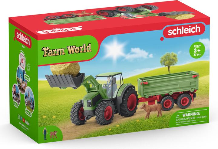 Image du produit Schleich Tracteur avec remorque