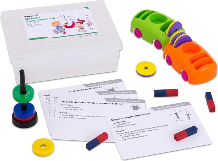 Produktbild Betzold Stationen-Kiste Magnetismus und Kompass