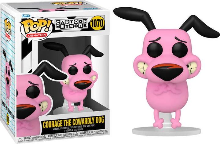 Actual product image Funko Pop! Cartoon Network : Courage Cowardly Dog (1070)