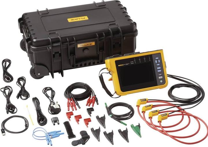 Actual product image Fluke 1777, Power Quality Analyser Mains analyser with logger function, incl. current clamps 1 set (CAT III 1000V, CAT IV 600V)