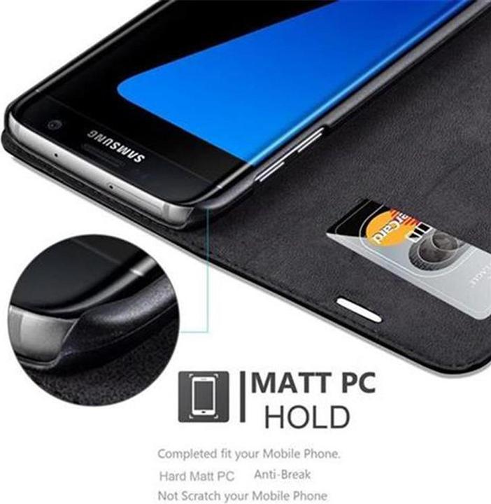 Actual product image Cadorabo Book Invisible Magnet Cover (Samsung Galaxy S7 Edge)