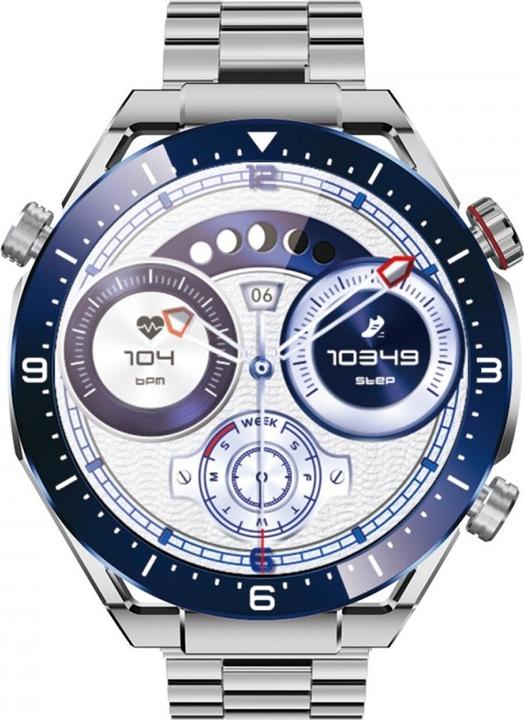Image du produit Maxcom SMARTWATCH ECOWATCH EW01 ORANGE 1,52 HD/360X360/400mAh/7-20 DIAS/BT CALLS/BLE 5.2 EW01SB (51 mm)