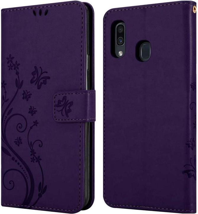 Actual product image Cadorabo Flower Book Cover (TCL A30, Samsung Galaxy A20, Samsung Galaxy M10s)