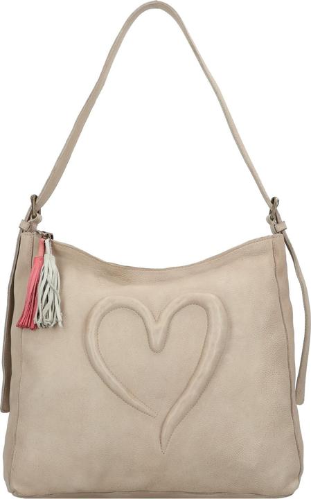 Image du produit Taschendieb Herzweg Schultertasche Leder 40 cm