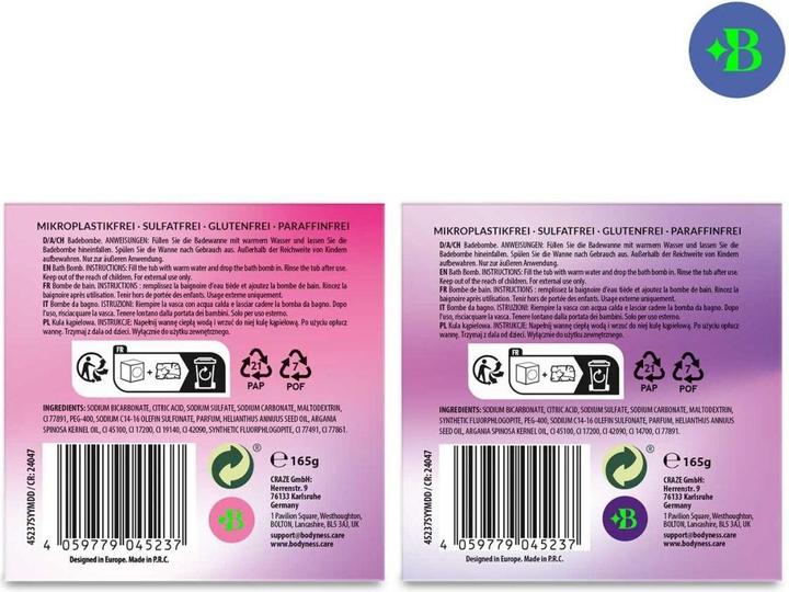 Immagine prodotto Craze Bodyness Bade Planet Assortito (Sali da bagno)