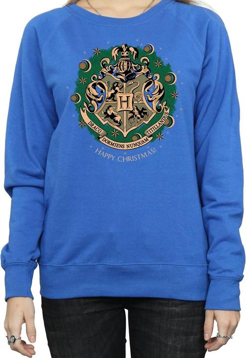 Actual product image Womens/Ladies Christmas Wreath Sweatshirt (L)