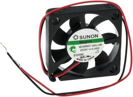 Produktbild Sunon DC Axiallüfter Vapo 9500U/min, 30 x 30 x 6.9mm (Diverse)