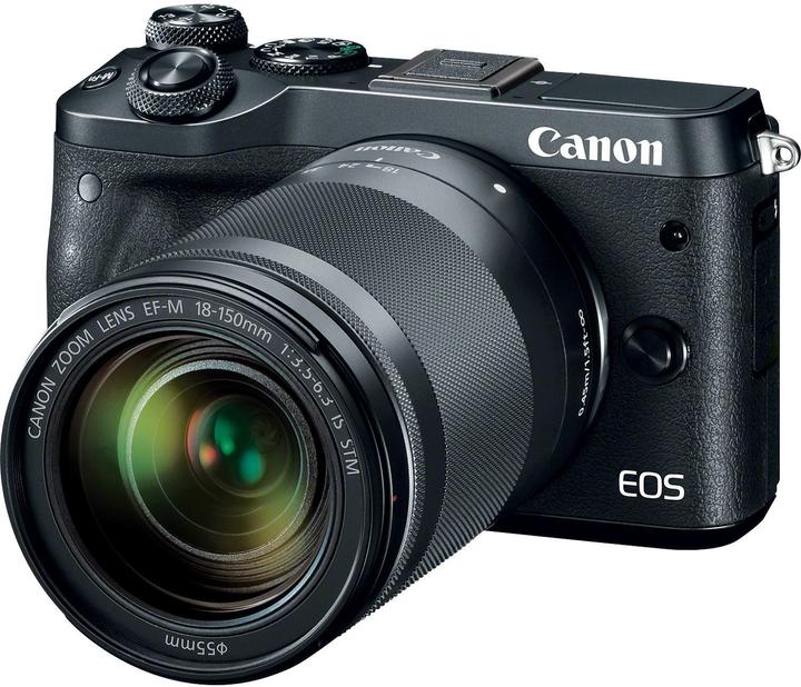 Produktbild Canon EOS M6 Kit - Import (18 - 150 mm, 24.20 Mpx, APS-C / DX)