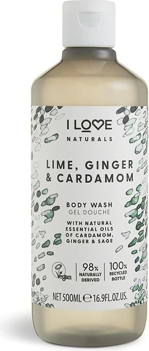 Natura l s moisturizing shower gel Natura l s Lime, Ginger & Cardamon ( Body Wash) 500 ml (500 ml)