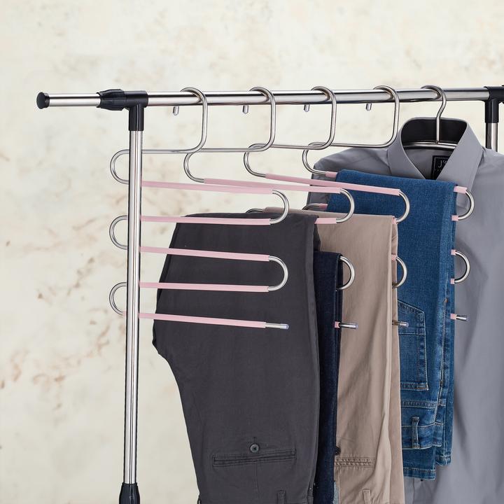 Image du produit Relaxdays 4x cintres pour pantalons multiples (1 x)