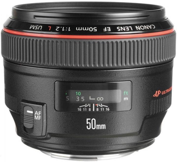 Actual product image Canon EF 50mm f/1.2L USM - (EU) (Canon EF, full size)