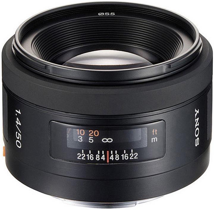 Sony 50mm f/1.4, Full Frame A-Mount (Sony A)