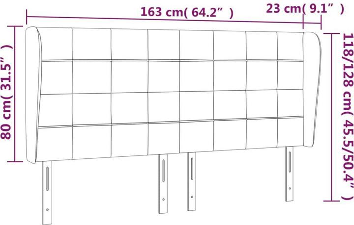 Produktbild VidaXL Kataleya (163 x 23 x 128 cm)