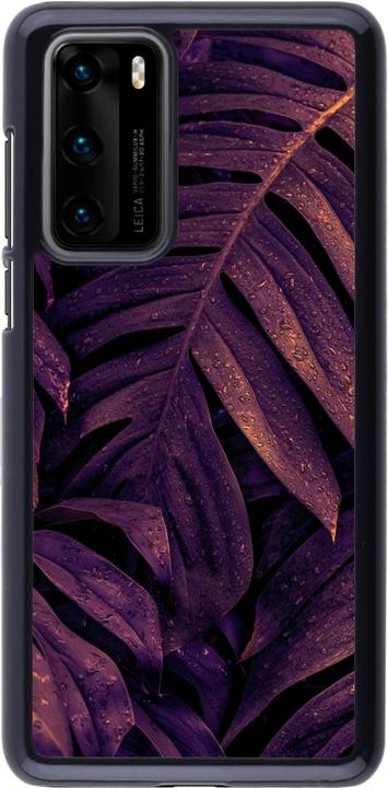 Produktbild PhoneLook Hülle Purple Light Leaves (Huawei P40)